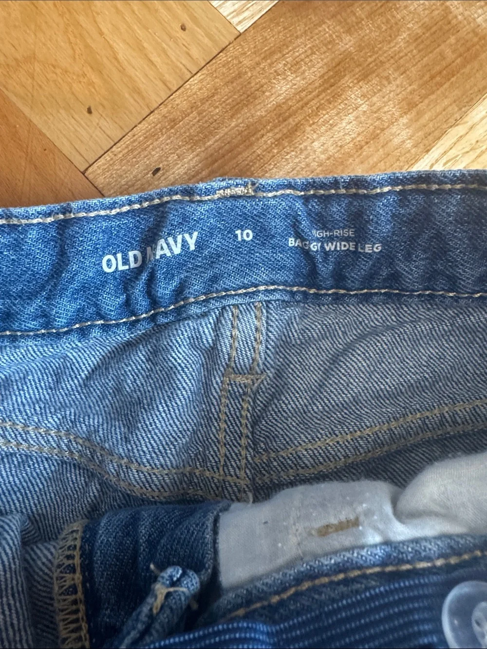 Kids Old Navy Light Blue and Dark Blue Jeans - Unbranded